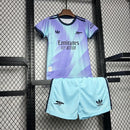 Conjunto Infantil Arsenal Third 24/25 - Roxa