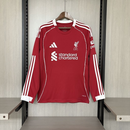 [PRONTA ENTREGA]  Camisa do Liverpool - Home Manga Longa 25/26